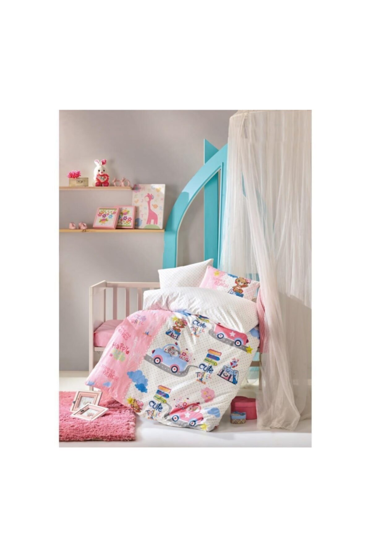 Baby Duvet cover 100x150 Cute Travel baby children&s bed cover duvet cover kit carsap pillow case quilt